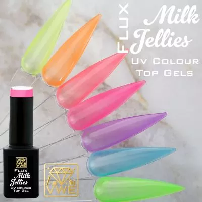 Flux Milk Jellies - UV Colour Top Gel