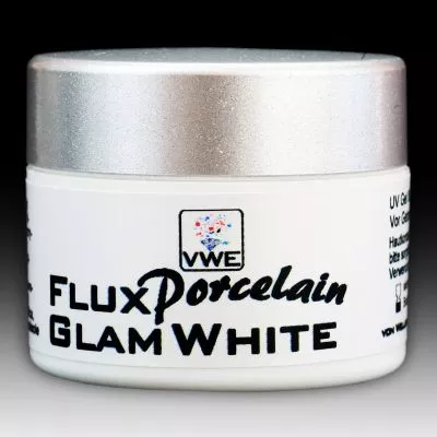 UV/LED Gel Flux Porcelain Glam White