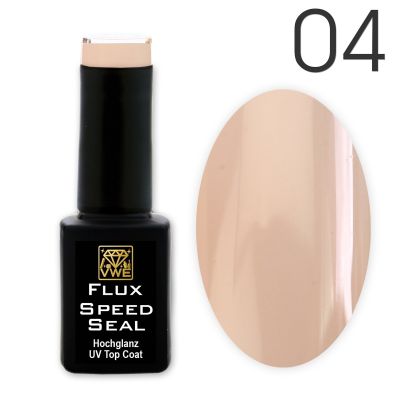UV/LED Gel Flux Speed Seal - 004 peach nude, 12ml
