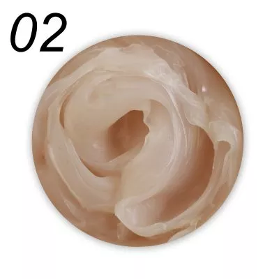 UV / LED Gel Flux Poly Glue Gum, 15ml - 02 nude transparent