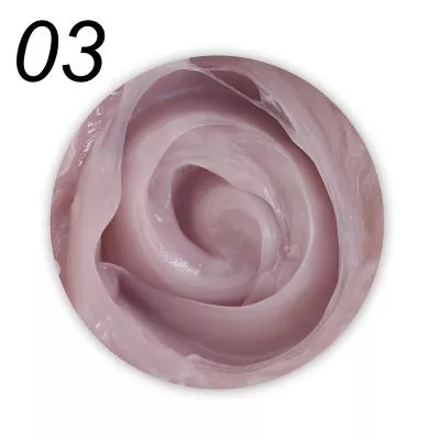 UV / LED Gel Flux Poly Glue Gum, 15ml - 03 rosé nude cover