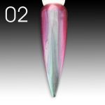 Flux Pigment Aurora Chrome Solid - 02 aurora chrome purple-pink-turquoise