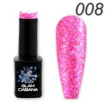 UV/LED Gel Polish Flux UV Polix Glam Cabana - 08 glam ultra pink, 12ml
