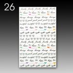 Ultra Slim Sticker - 26