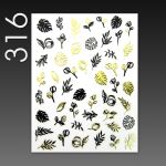 Stick On Nail Slides - 316
