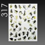 Stick On Nail Slides - 317