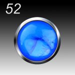 UV/LED Gel Flux Colour & Glam, 5ml - 052 funky blue